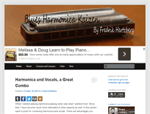 Tablet Screenshot of fredrikhertzberg.com